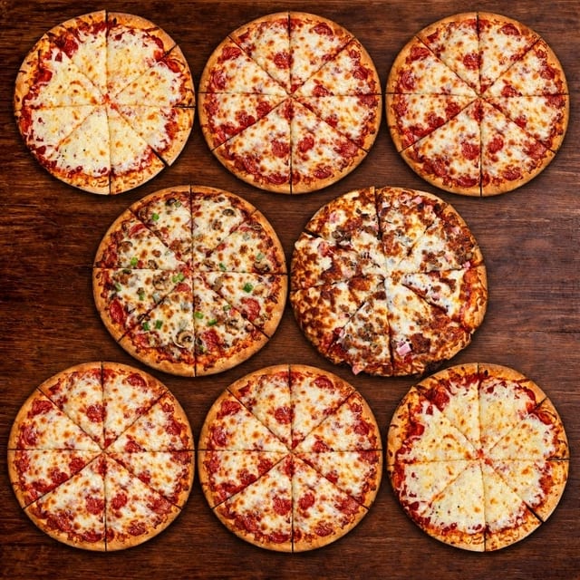 Pizza for 20.