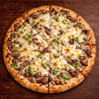 Philly Cheesesteak Pizza