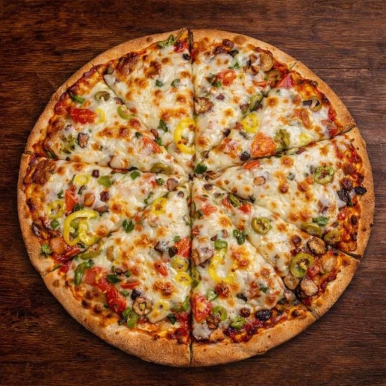 Savor Our Veggie Pizza